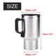 thumbnail image 5 of Termo Eléctrico - 65 ℃ 12 V Hervidor De Coche Eléctrico Calentador De Taza De Viaje De Acero Inoxidable Perfecto para Café Té, 450 Ml, 5 of 5