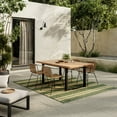 thumbnail image 4 of Nourison Horizon Indoor/Outdoor 5' x 7' Green Modern Rug, 4 of 7