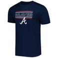 thumbnail image 2 of Men's Concepts Sport Navy/Red Atlanta Braves Badge Top & Pants Sleep Set, 2 of 6