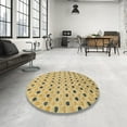 thumbnail image 3 of Ahgly Company Indoor Rectangle Abstract Cinnamon Brown Abstract Area Rugs, 7' x 10', 3 of 6