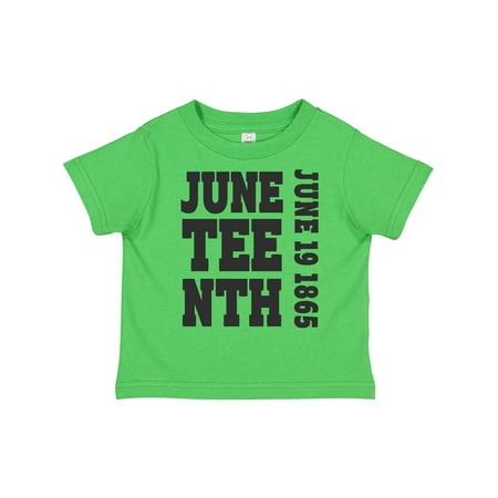 

Inktastic Juneteenth June 19 1865 Gift Toddler Boy or Toddler Girl T-Shirt