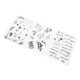 thumbnail image 2 of Sellos transparentes duraderos, reutilizables, transparentes, seguros, TPR, accesorios decorativos para hacer tarjetas para manualidades DIY, 3 uds., 2 of 8