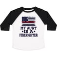 thumbnail image 3 of Inktastic Firefighter Flag Aunt Boys or Girls Toddler T-Shirt, 3 of 5