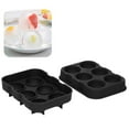 thumbnail image 4 of Molde Para Hacer Hielo, Bandeja Para Cubitos De Hielo Con Tapa, Molde De Silicona Profesional De 6 Cavidades, Molde Para Hielo, Bandeja De Hielo Segura De Alta, Para Bar, 4 of 7