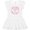 AA-White, variant on Inktastic And Though She Be but Little She is Fierce Girls Toddler Dress