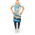 thumbnail image 2 of Carolines Treasures JMK1290APRON Roll Me Over Sailboats Apron, 2 of 4