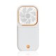 thumbnail image 1 of Ventiladores de cuello colgantes Ventilador USB plegable de mano de 3 engranajes para deportes al aire libre (blanco), 1 of 5