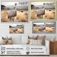 thumbnail image 4 of Designart "Africa Ostrichs beauty III" Animals Floater Framed Wall Decor, 4 of 7
