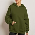 thumbnail image 6 of ShomPort Womens Fall Oversized Sweatshirts Fleece Hoodies Long Sleeve Pullover Winter Clothes with Pocket, 6 of 8