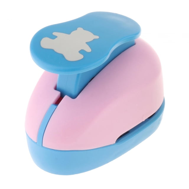 KLKCMS Paper Punch for Kids Bear Paper Puncher for Card Making Artwork Scrapbooking