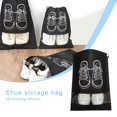 thumbnail image 2 of Non-woven Shoes Bag Waterproof Dustproof Travel Bag Portable Tote Drawstring Bag For Shoes H8l4, 2 of 5