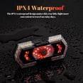 thumbnail image 4 of Bike Turn Signals with Speaker, Rear Bike Light Remote Control, Bicycle Back Blinker USB Rechargeable, IPX4 Waterproof, 5 Flashing Modes, 80dB, Ultra Bright Warning Cycling Tail Light for Night, 4 of 8