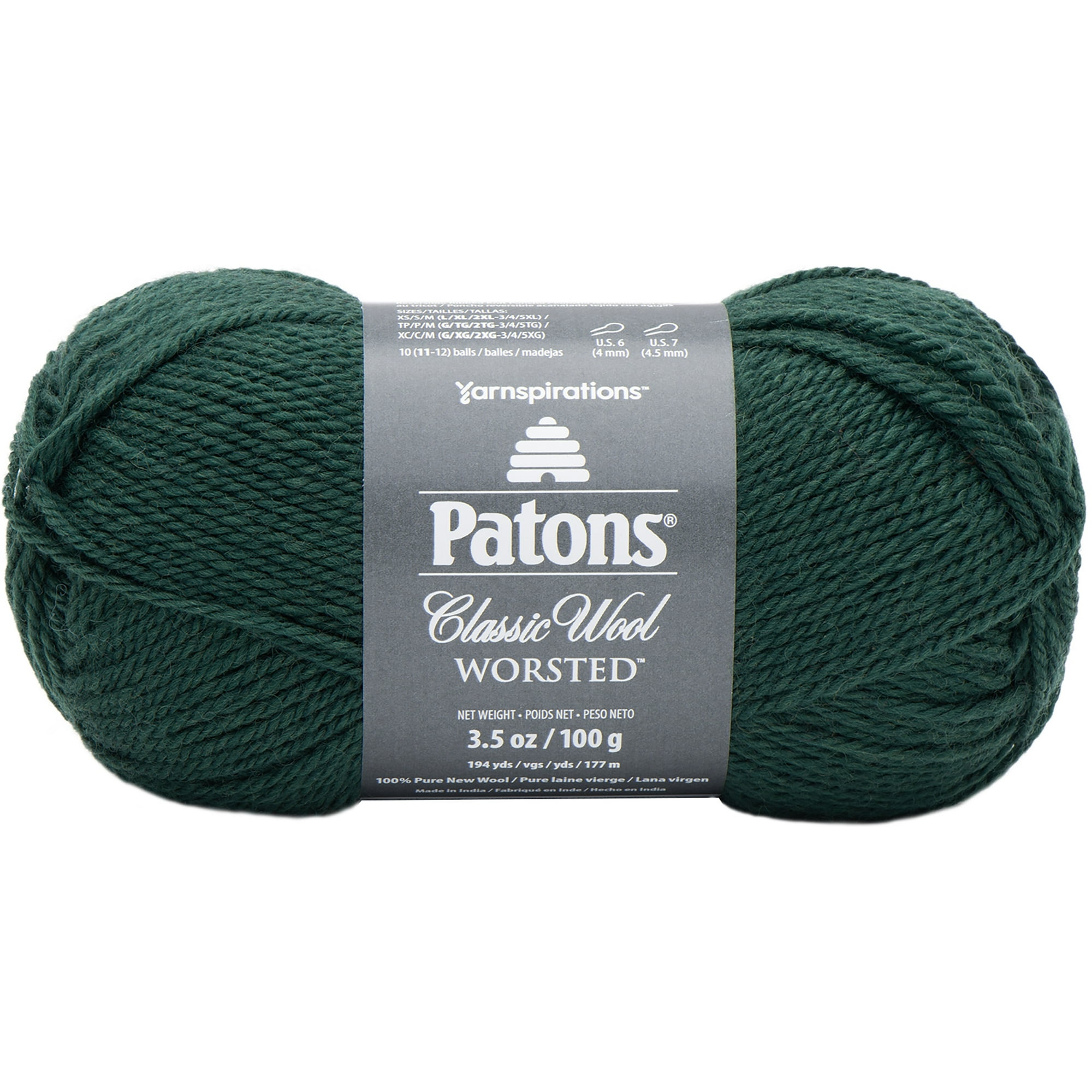 Patons Classic Wool Worsted Yarn Pine