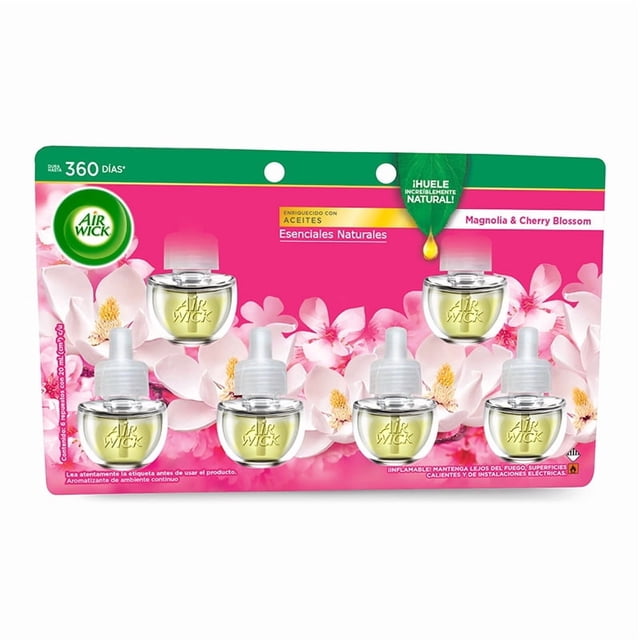 Air Wick® Líquido Eléctrico 6pk Magnolia y Cherry Blossom 20 mL c/u