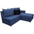 thumbnail image 2 of Sala esquinera Modular El Bazar Store Orlando Azul marino 200x160 cm, 2 of 5