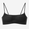 thumbnail image 4 of Zpanxa Wireless Bras for Women Push-up Breathable Thin Strap Seamless Bras Black 32AB, 4 of 7