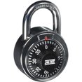 thumbnail image 1 of shiyou-NU-Set Lock | 2-Inch Laminated Steel Combination Padlock | Single Spin Dial Laminated Padlock for Door Security | Home Improvement & Door Hardware (Black), 1 of 4