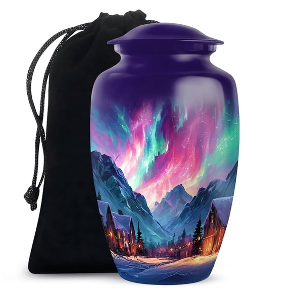 Bike Urn, Extra Large Urn for Human Ashes, Adult Male & Female Cremation Urn, Funeral Keepsake Box, Memorial Burial Gift - 10Inch - Large Urn - 1Pcs