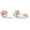 Rose Gold, variant on 14K Gold Plated Sterling Silver Post Love Knot Stud Earrings | Gold Earrings for Women