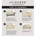 thumbnail image 3 of Sure Fit Cotton Duck Ottoman Slipcover, 3 of 4