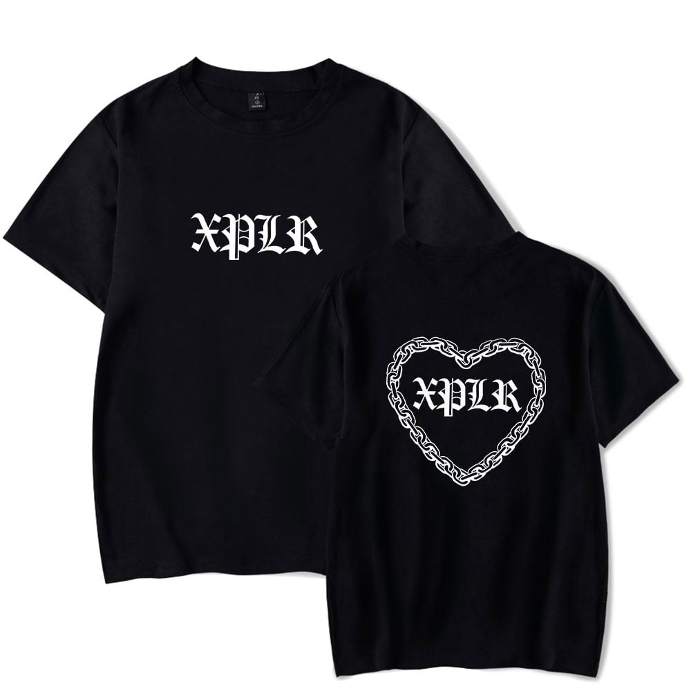 Sam and Colby merch T Shirt Hip Hop xplr Chainlink Short Sleeve Casual Tee Shirt rock club Tops