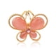thumbnail image 2 of Anillo de la bufanda clip de chal elegante bufandas broche con diamantes de imitación electroplastia aleación de aleación estilo regalo para las mujeres cuello rosa rojo Inevent EL005298-01B, 2 of 7