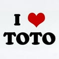 thumbnail image 2 of CafePress - I Love TOTO Infant Bodysuit - Baby Light Bodysuit, Size Newborn - 24 Months, 2 of 4