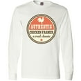 thumbnail image 3 of Inktastic Chicken Farmer Long Sleeve T-Shirt, 3 of 5