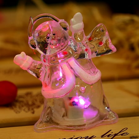 

Beechoice Snowman Christmas Lights Battery-Powered Night Light for Xmas Decoration Indoor Bedroom Christmas gifts for kids