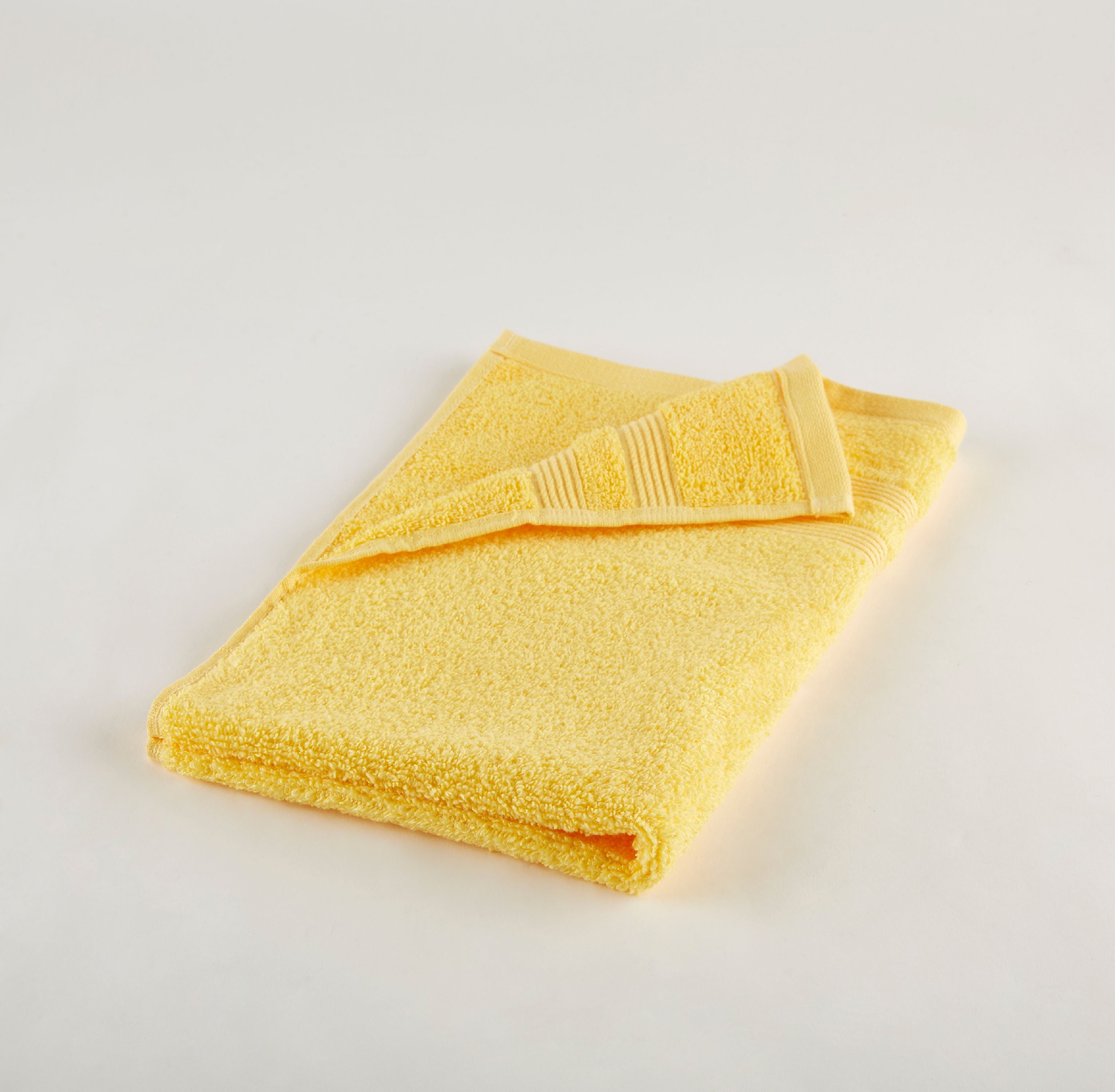 6pc Signature Solid Bath Towel Set Yellow - Cassadecor