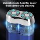 thumbnail image 3 of Afeitadora eléctrica Senduzll Mini Pocket Dual Head para Hombre Azul, 3 of 8