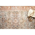 thumbnail image 4 of Loloi II Layla Printed Oriental Distressed Ocean / Rust Area Rug, 4 of 9