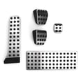 thumbnail image 3 of Juego de pastillas de freno de acero inoxidable para pedal de acelerador y freno de gas para Mercedes-Benz AMG CES GLC GLK SLK CLS SL Clase MT y pedal de apoyo, 3 of 14