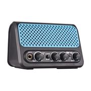 NFTIGB 10W Mini Electric Guitar Amplifier Portable Desktop Practice Speaker with Clean Overdrive Channels Reverb Effect Bluetooth for Daily Practice (6.1 x 3.8 x 3.9 inches / 15.5 x 9.8 x 10 cm)