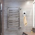 thumbnail image 3 of Rustic Hand Towel Ring Vintage Iron Wall Mounted Towel Holder Hanger Storage Rack with Wood Wall Backing for Bathroom Toilet or Kitchen, 3 of 3