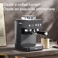 thumbnail image 6 of AEOMJK Grinding All-in-One Semi-Automatic Coffee Machine, Temperature Display, Time Display, Froth Milk with Steam Stick, Easy Operation Espresso Machine, Can Make Espresso, Latte, Cappuccino, 6 of 12