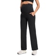 thumbnail image 1 of Pantalones anchos para maternidad CRZ YOGA Butterluxe Over Belly, 1 of 5