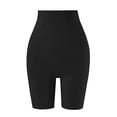 thumbnail image 3 of XIAONU Womens Seamless Short Tight Tummy Control High Waisted Mid Thigh Shaping Short Compressive Sleek Everyday Shorts, 3 of 3