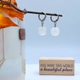 thumbnail image 5 of Mall of Style - Carnelian Jewelry - Potara Earrings for Women - Agate Potara Jewelry (Water - Pair), 5 of 8