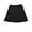 Black, variant on Girls Elastic Waist A-Line School Uniform Skort Scooter Skirt Kids Pleated Skirt Size 6, Black