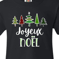 thumbnail image 4 of Inktastic Joyeux Noel with Christmas Trees Youth T-Shirt, 4 of 5