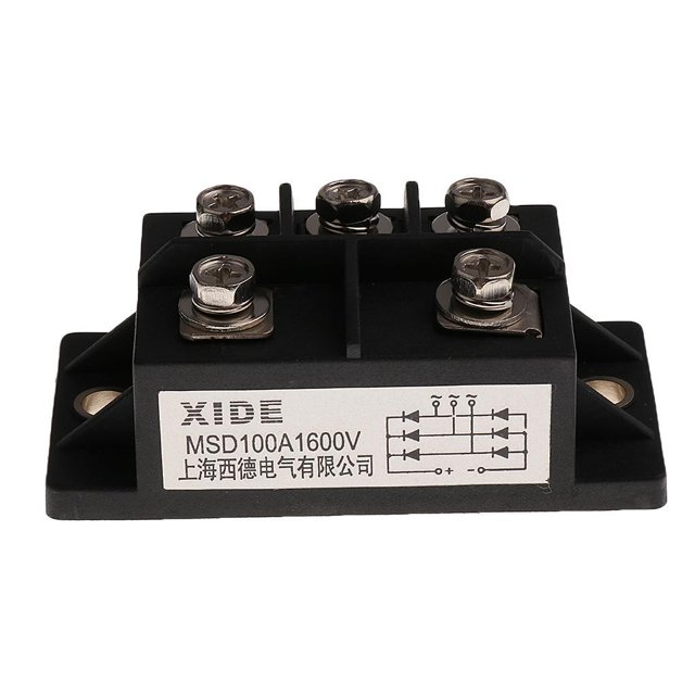 100A Amp 1600V MDS100A Módulo de alimentación de puente de diodo trifásico #2 Baoblaze Puente rectificador