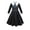 Only Dress, variant on Girls Black Costume Dress Halloween Long Sleeve 3D Print Cosplay Outfit for 4-10Y