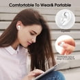 thumbnail image 4 of Auriculares inalámbricos BESNOOW Bluetooth 5.4 HiFi Stereo Blanco Púrpura, 4 of 6
