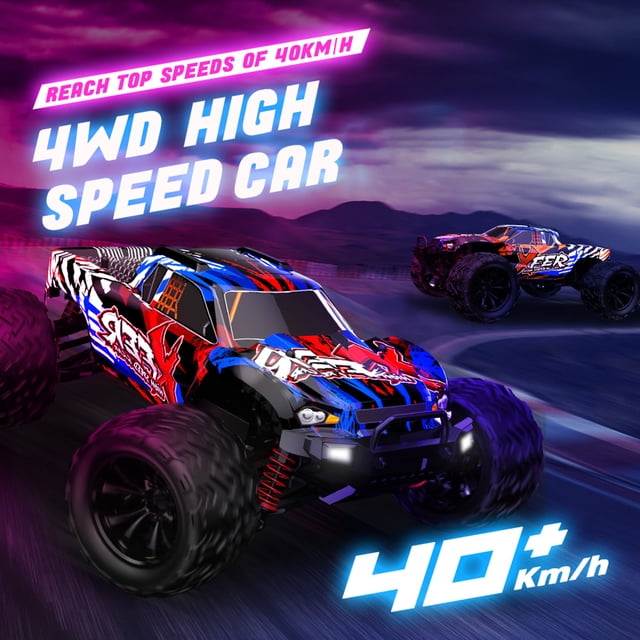 Automóvil remoto de control remoto 1/16 2.4GHz 40 km/h Todos Los Camiones Fuera de la Carretera de Terreno 4WD Regalos de AutoS de Escalada Escala Completa Para Niños Adultos 2