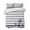 Grey, variant on Quilts Twin Size, Anchor Gray Soft Comforter Bedding Set for Bed, Modern Navy Blue White Striped Nautical Lightweight Quilted Bedspread with Pillow Cover(2 Pieces) for All Season, 68x86 Inch