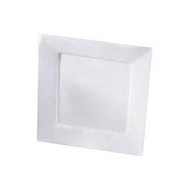 Ten Strawberry Street Assiette Carrée Plus Blanche WTR-8SQ - Lot de 6