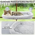thumbnail image 5 of TETOU Cordless Cat Window Perch, Foldable Cat Beds Cat Hammock with 4 Strong Suction Cups for Wall Indoor Cats, 5 of 7