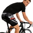 thumbnail image 6 of Mens Padded Bike Shorts Cycling Riding Tights Road Biking Pants Cycle Clothing Wear Red L, 6 of 9