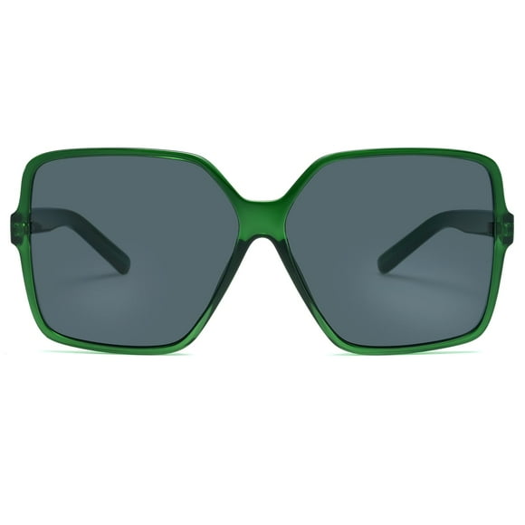 Gafas de Sol Cuadradas Grandes Dollger Verdes para Mujeres y Hombres